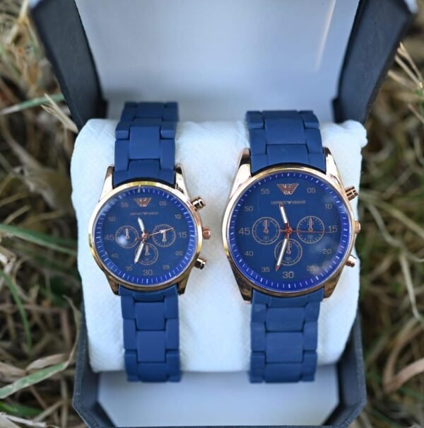 Couple's Chronograph Watches - Blue