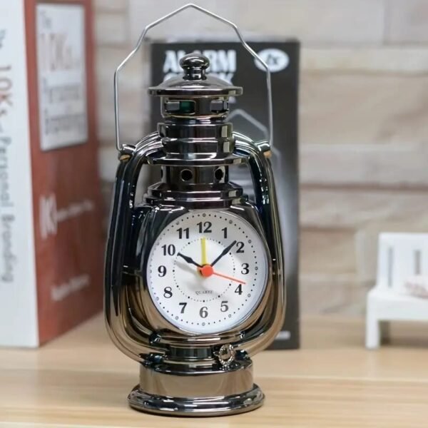 Vintage Kerosene Lamp Desktop Clock, A